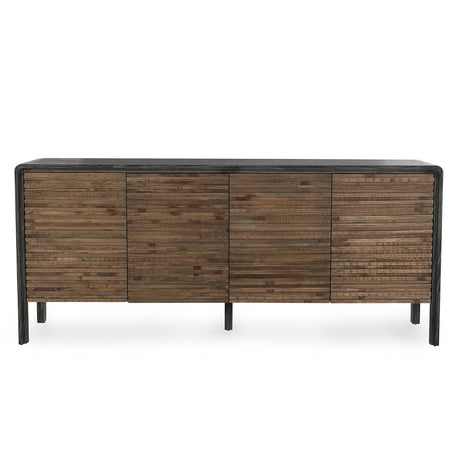Elodie Black/Natural Sideboard - Ornate Home