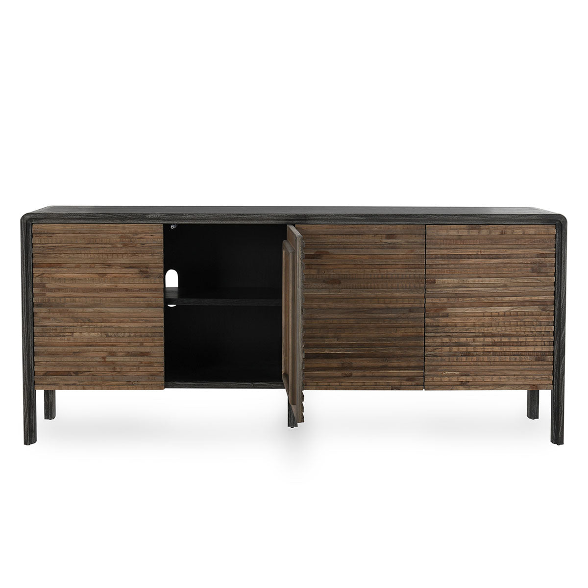 Elodie Black/Natural Sideboard - Ornate Home