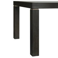 Elodie Charcoal Counter Table with Glass - Ornate Home