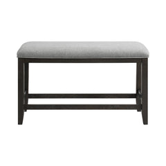 Elodie Charcoal/Grey Counter Bench - Ornate Home