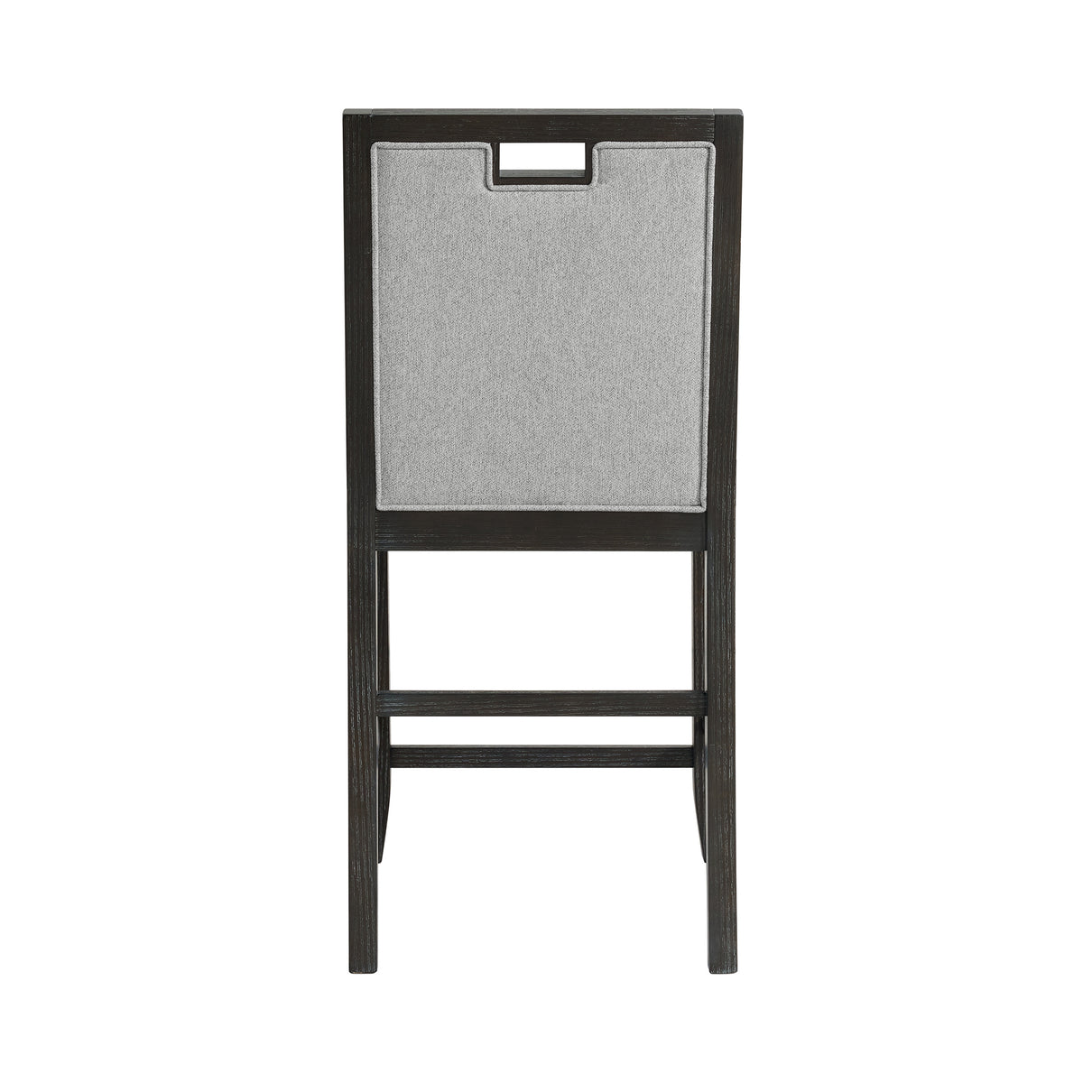 Elodie Charcoal/Grey Counter Chair (Set of 2) - Ornate Home