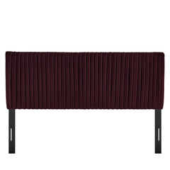 Eloise Mulberry Stain-Resistant Performance Velvet King Headboard - Ornate Home