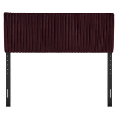 Eloise Mulberry Stain-Resistant Performance Velvet Queen Headboard - Ornate Home