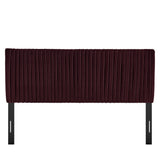 Eloise Mulberry Stain-Resistant Performance Velvet Queen Headboard - Ornate Home