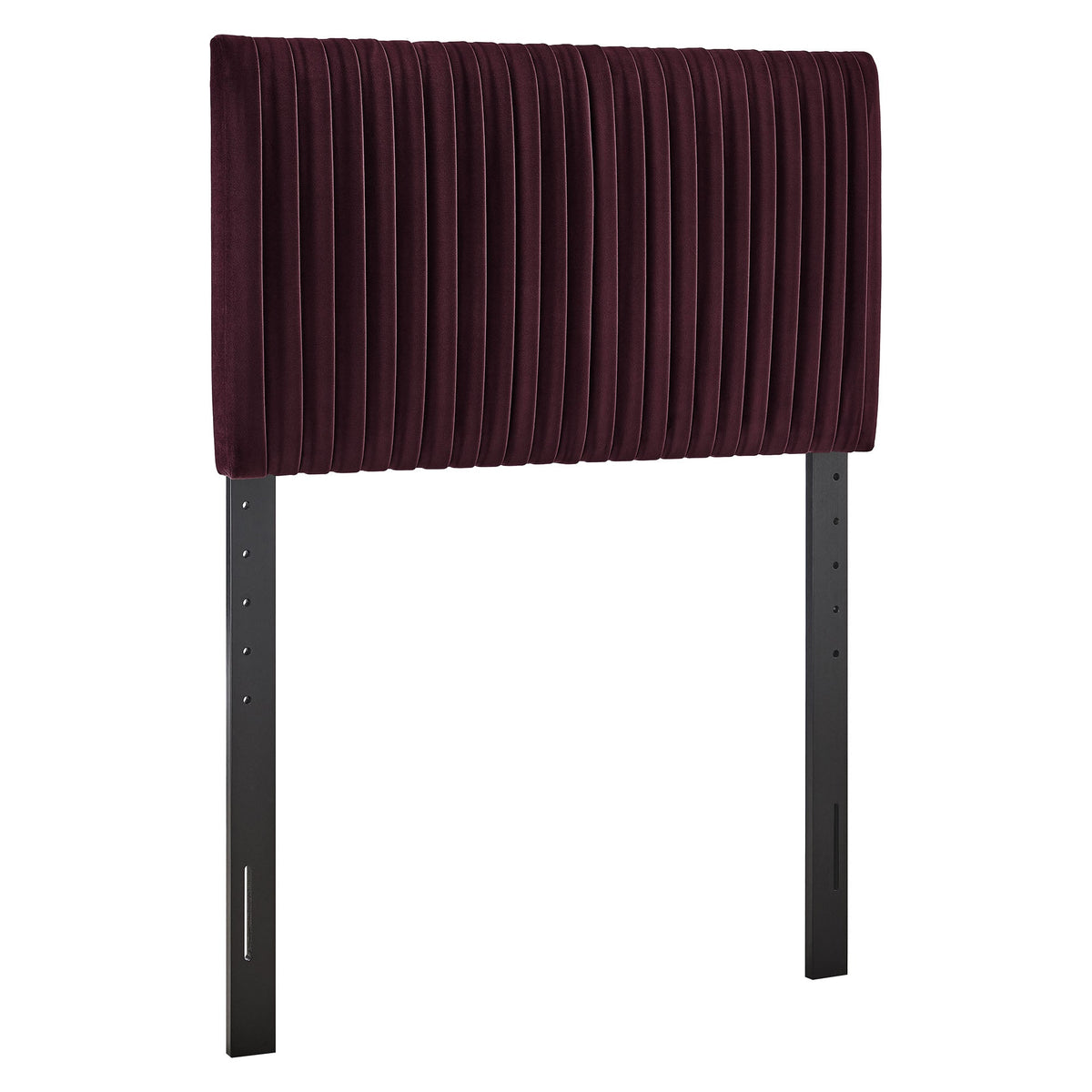 Eloise Mulberry Stain-Resistant Performance Velvet Twin Headboard - Ornate Home