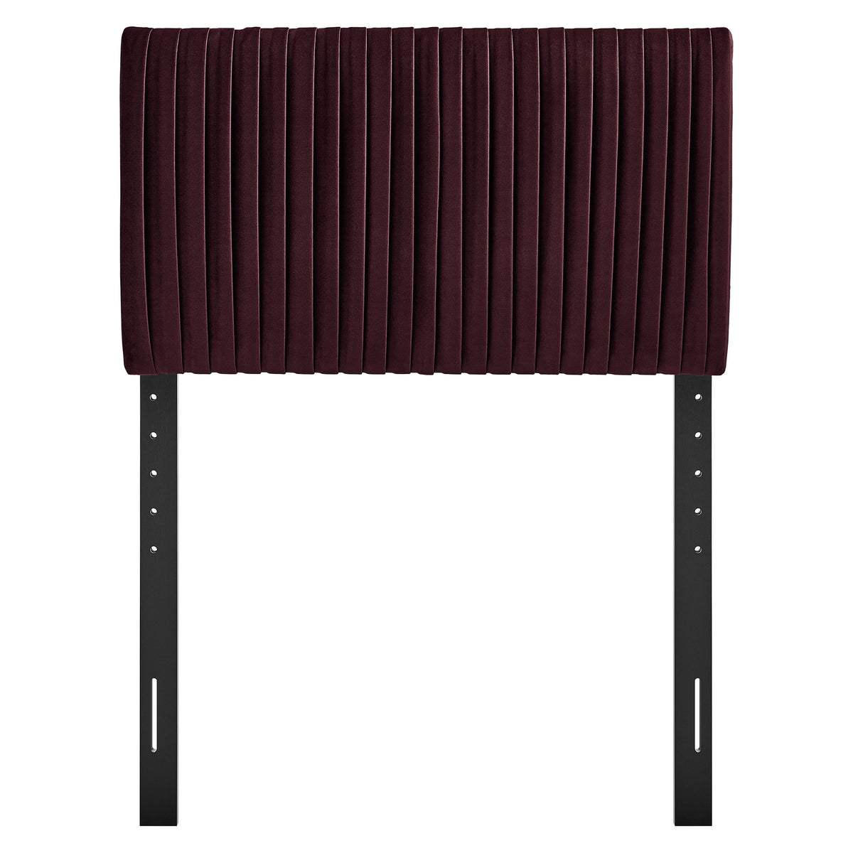 Eloise Mulberry Stain-Resistant Performance Velvet Twin Headboard - Ornate Home