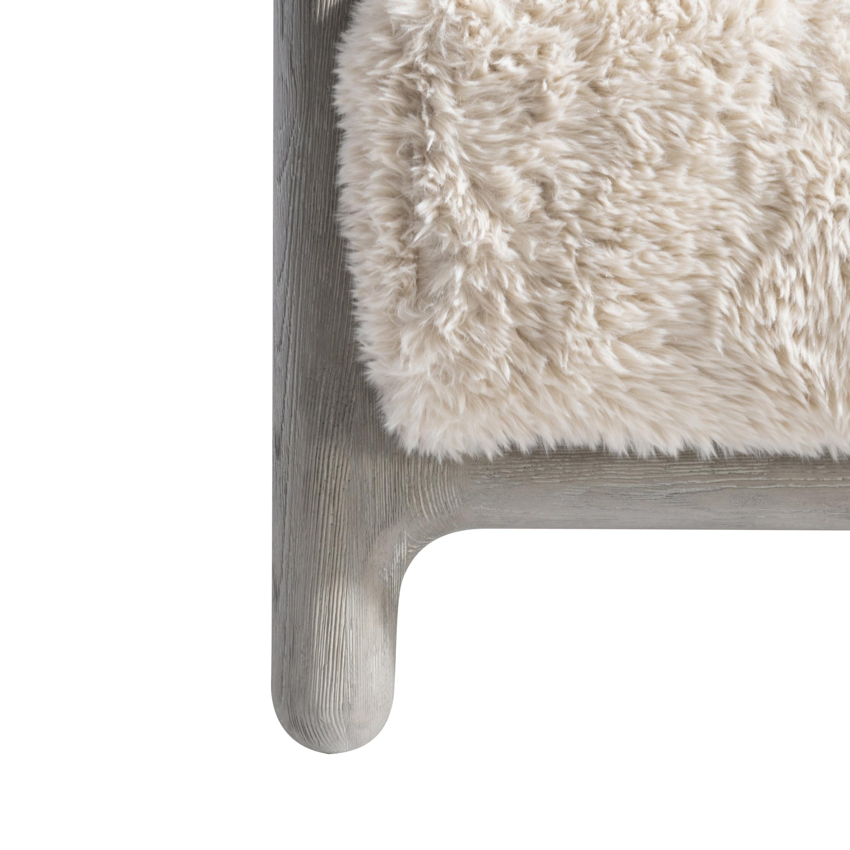 Elon White/Cream Fabric Chair - Ornate Home