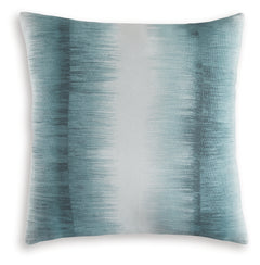 Elonwich Teal/White Pillow - Ornate Home