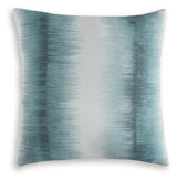 Elonwich Teal/White Pillow (Set of 4) (Online Special Price) - Ornate Home