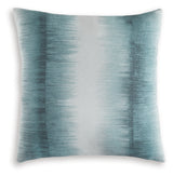 Elonwich Teal/White Pillow (Set of 4) - Ornate Home