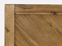 Eloquence Natural King Panel Bed - Ornate Home