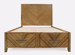 Eloquence Natural King Storage Bed - Ornate Home