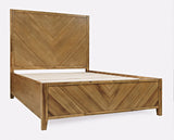 Eloquence Natural Queen Panel Bed - Ornate Home