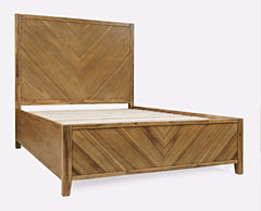 Eloquence Natural Queen Panel Bed - Ornate Home