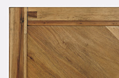 Eloquence Natural Queen Panel Bed - Ornate Home