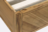 Eloquence Natural Queen Panel Bed - Ornate Home