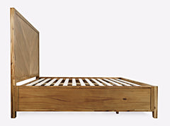 Eloquence Natural Queen Storage Bed - Ornate Home