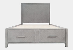 Eloquence Stone Queen Storage Bed - Ornate Home