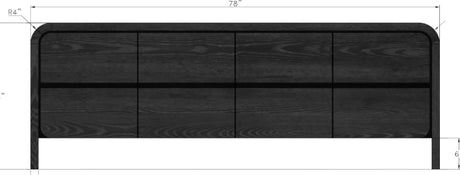 Elora Jet 78" Entertainment Console - Ornate Home