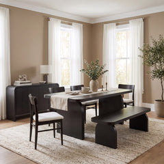 Elora Jet Bench - Ornate Home