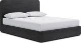 Elora Jet California King Ash Wood Platform Bed - Ornate Home