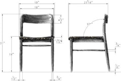 Elora Jet Dining Chair (Set of 2) - Ornate Home