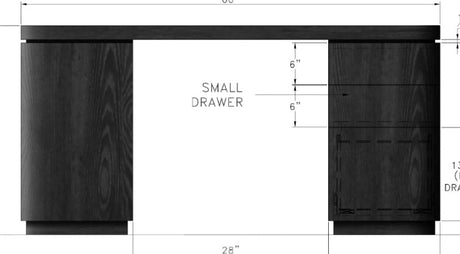 Elora Jet Double Pedestal Desk - Ornate Home