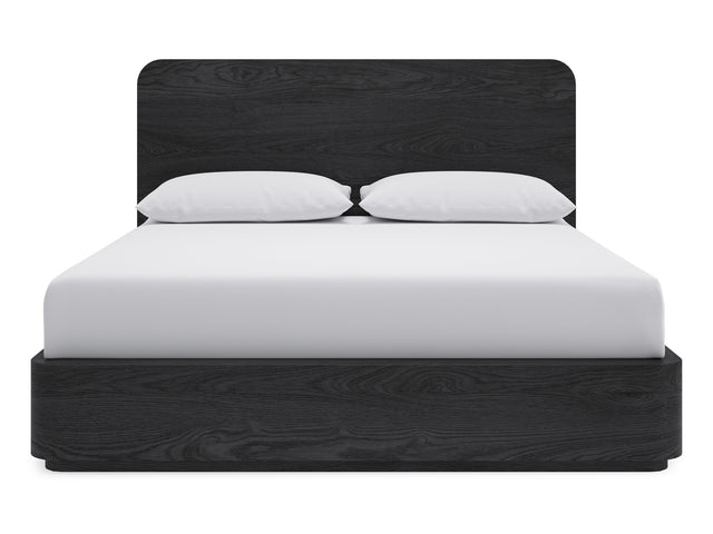 Elora Jet King Ash Wood Platform Bed - Ornate Home