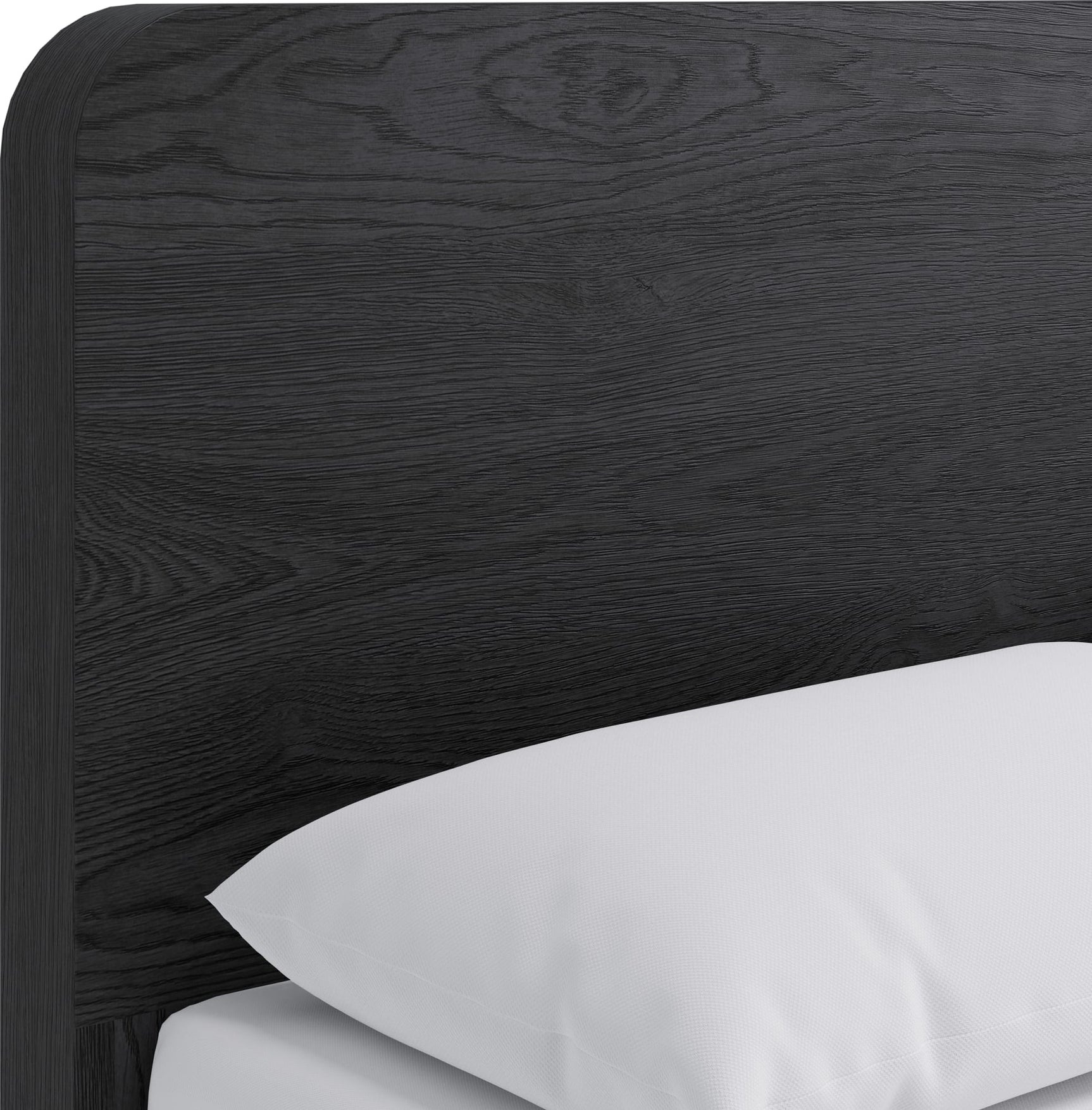 Elora Jet Queen Ash Wood Platform Bed - Ornate Home