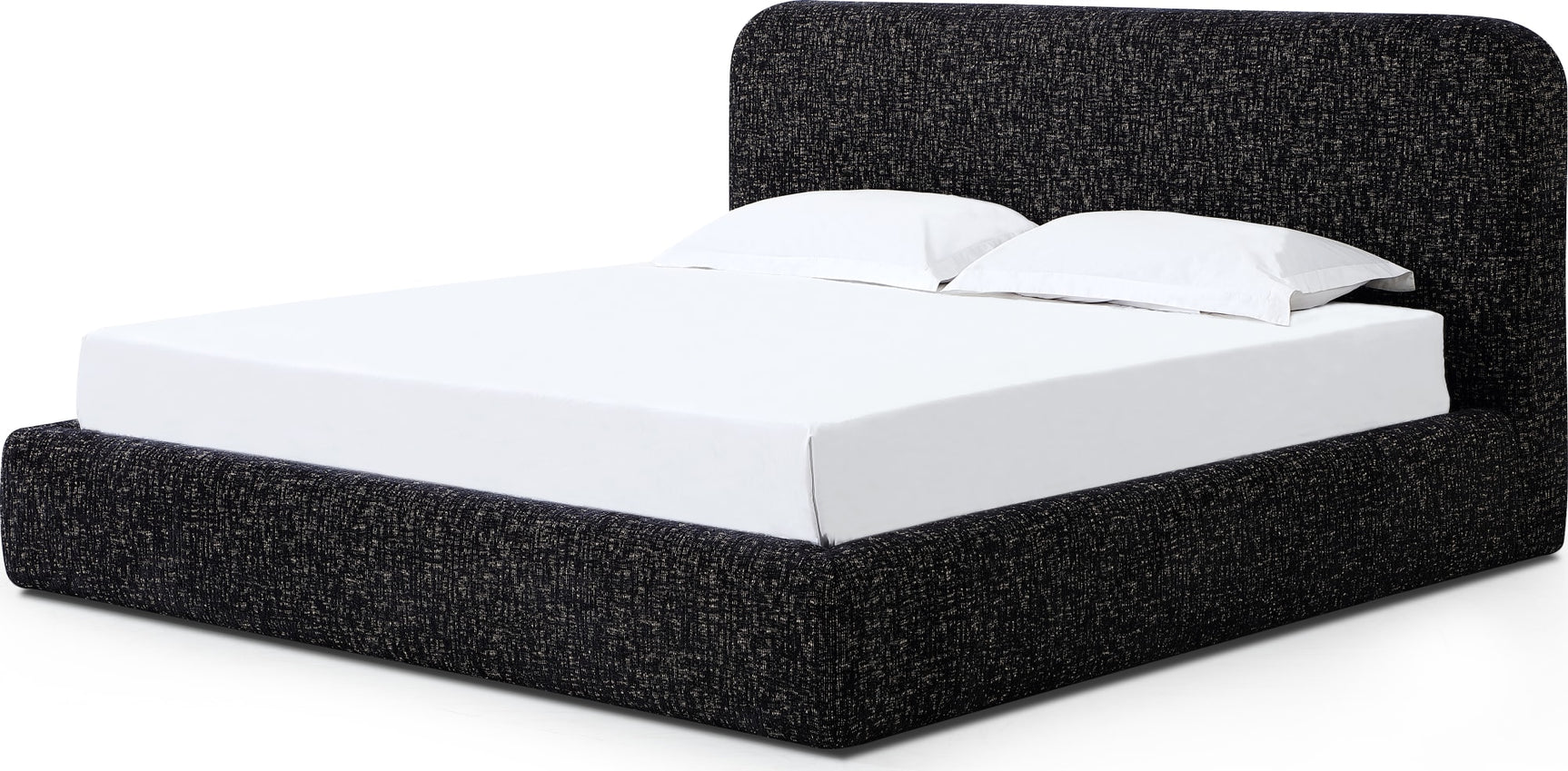 Elora Moonlight King Upholstered Platform Bed - Ornate Home