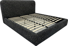 Elora Moonlight Queen Upholstered Platform Bed - Ornate Home
