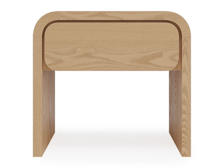 Elora Timber One Drawer Nightstand - Ornate Home