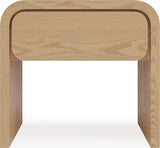 Elora Timber One Drawer Nightstand - Ornate Home