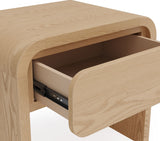 Elora Timber One Drawer Nightstand - Ornate Home