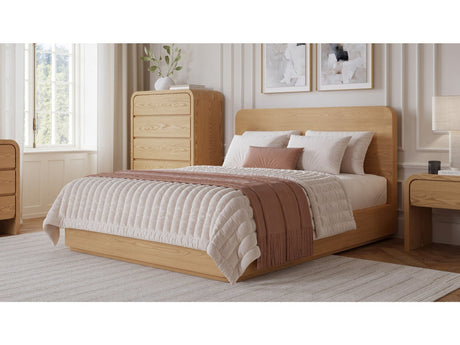 Elora Timber Wood Full Bed - Ornate Home