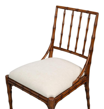 Elora White Chair (Set of 2) - Ornate Home