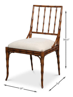 Elora White Chair (Set of 2) - Ornate Home