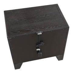Elowen Black Nightstand - Ornate Home