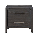 Elowen Black Nightstand - Ornate Home