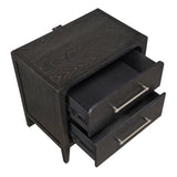 Elowen Black Nightstand - Ornate Home