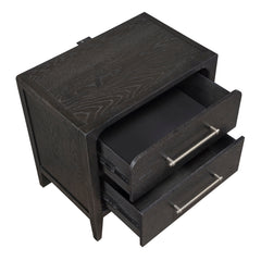 Elowen Black Nightstand - Ornate Home