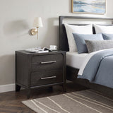 Elowen Black Nightstand - Ornate Home