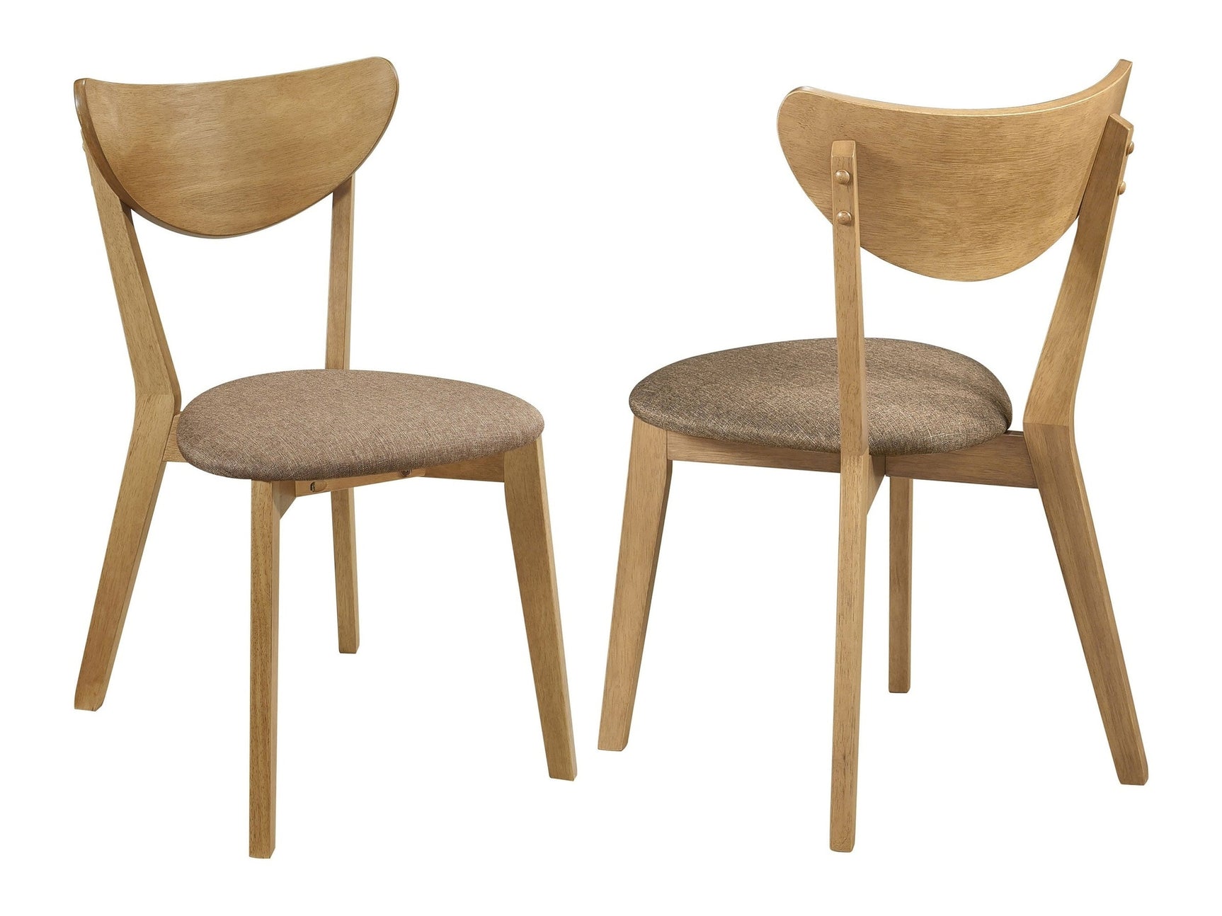 Elowen Light Walnut Side Chair (Set of 2) - Ornate Home