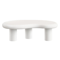 Elowen White Outdoor Patio Coffee Table - Ornate Home