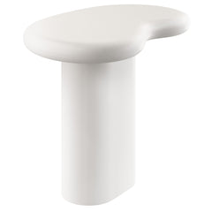 Elowen White Outdoor Patio Side Table - Ornate Home