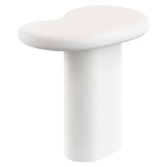 Elowen White Outdoor Patio Side Table - Ornate Home