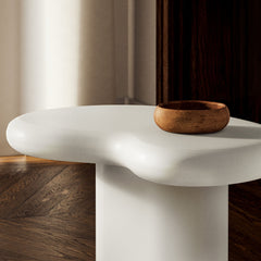 Elowen White Outdoor Patio Side Table - Ornate Home