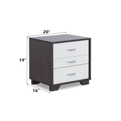 Eloy White & Black Accent Table - Ornate Home