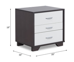 Eloy White & Black Accent Table - Ornate Home