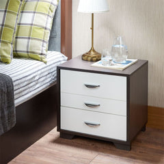 Eloy White & Black Accent Table - Ornate Home